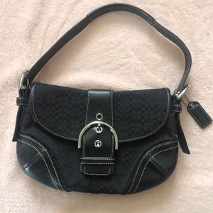 Coach black hobo bag, gently used